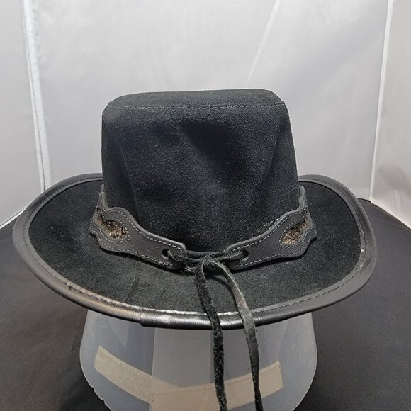 Suede Steampunk Top Hat by American Hat Makers - Steampunk Dapper - Medium - Picture 4 of 8